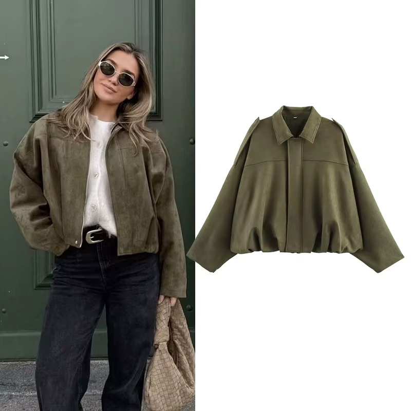 Vintage Oversized Bomber Jacket