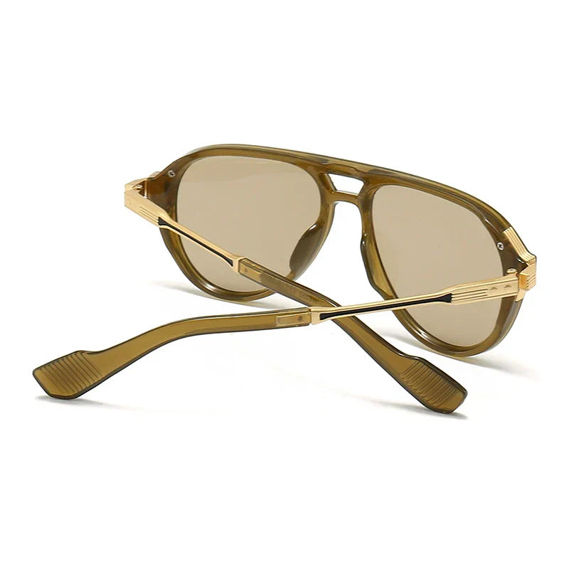 Jade Retro Aviator Sunglasses