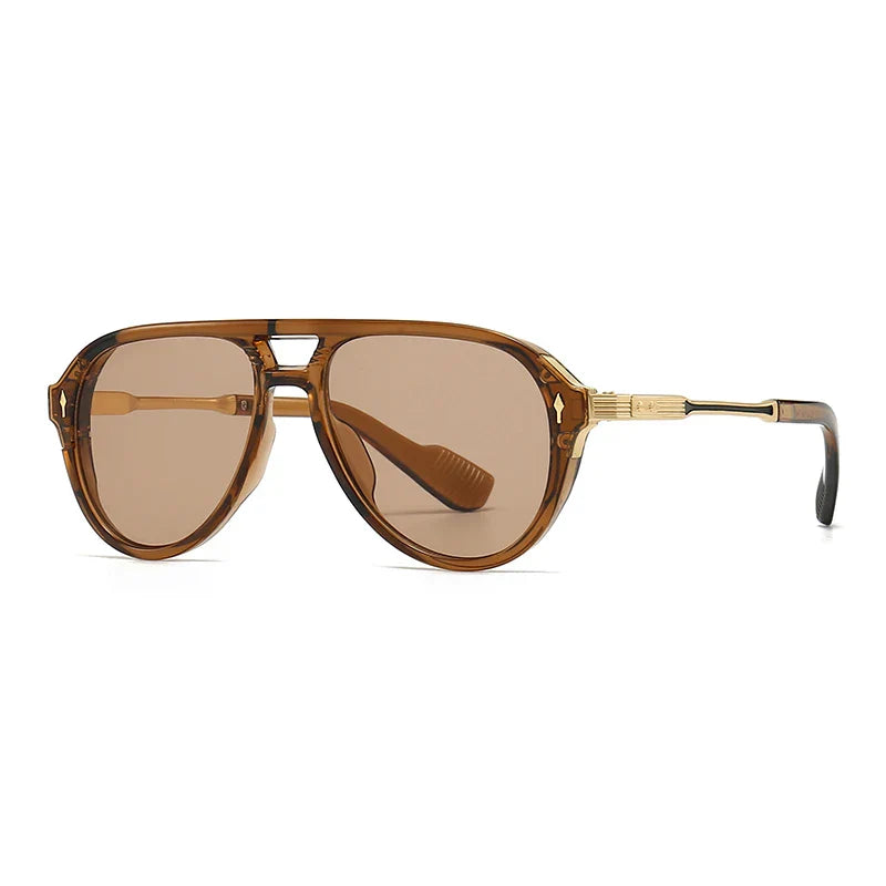 Jade Retro Aviator Sunglasses