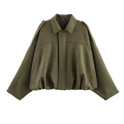 Vintage Oversized Bomber Jacket