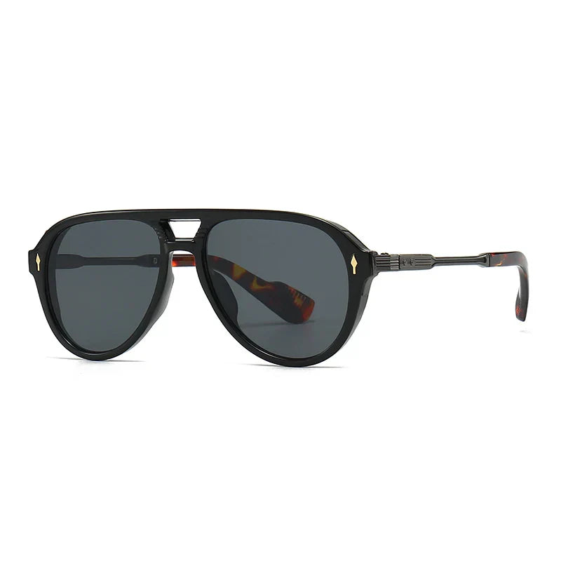 Jade Retro Aviator Sunglasses