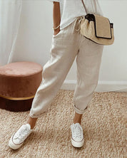Lightweight Anti-Sweat Linen Trousers