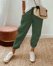 Lightweight Anti-Sweat Linen Trousers