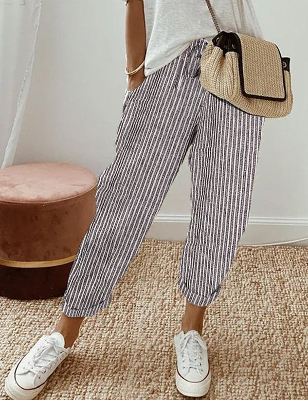 Lightweight Anti-Sweat Linen Trousers
