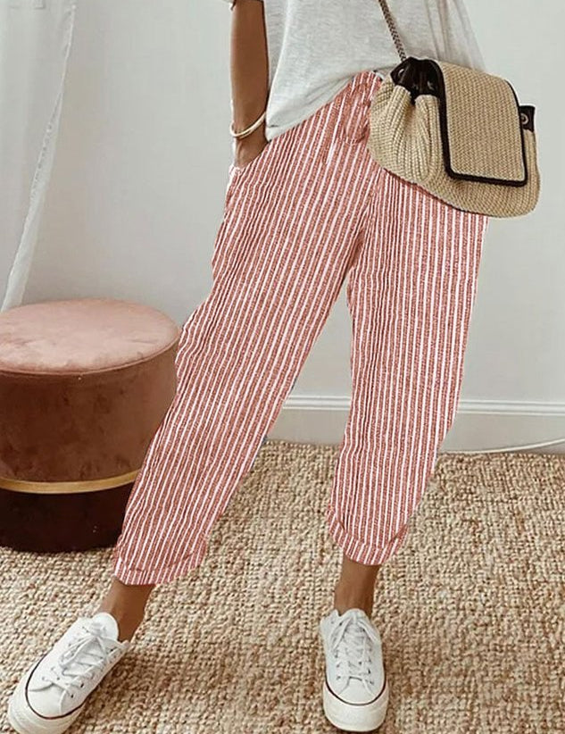 Lightweight Anti-Sweat Linen Trousers