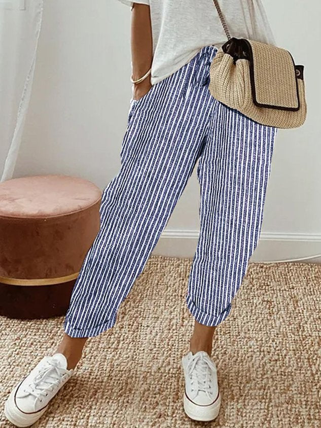 Lightweight Anti-Sweat Linen Trousers