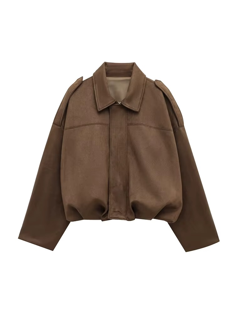 Vintage Oversized Bomber Jacket