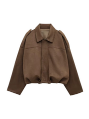 Vintage Oversized Bomber Jacket