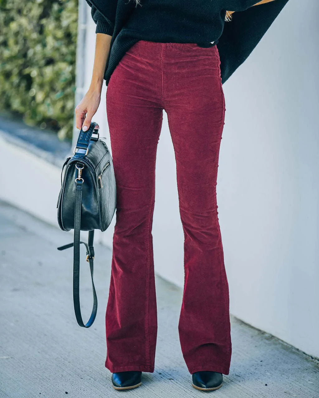 High Waist Flared Pants