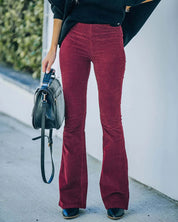 High Waist Flared Pants