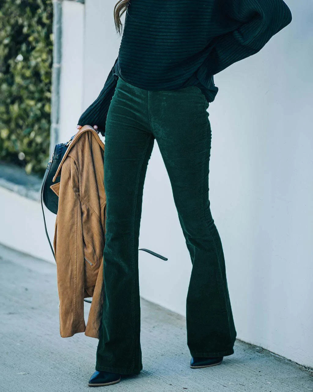 High Waist Flared Pants