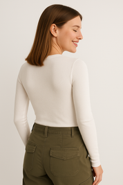 Slim Fit Long Sleeve Top