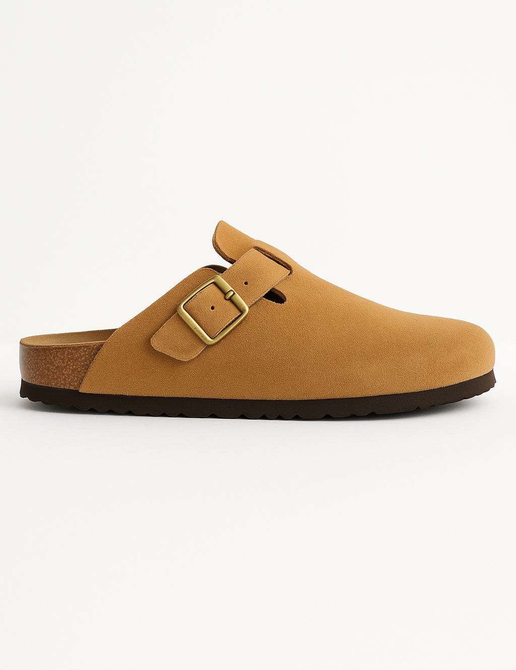 Suede Cork Clogs