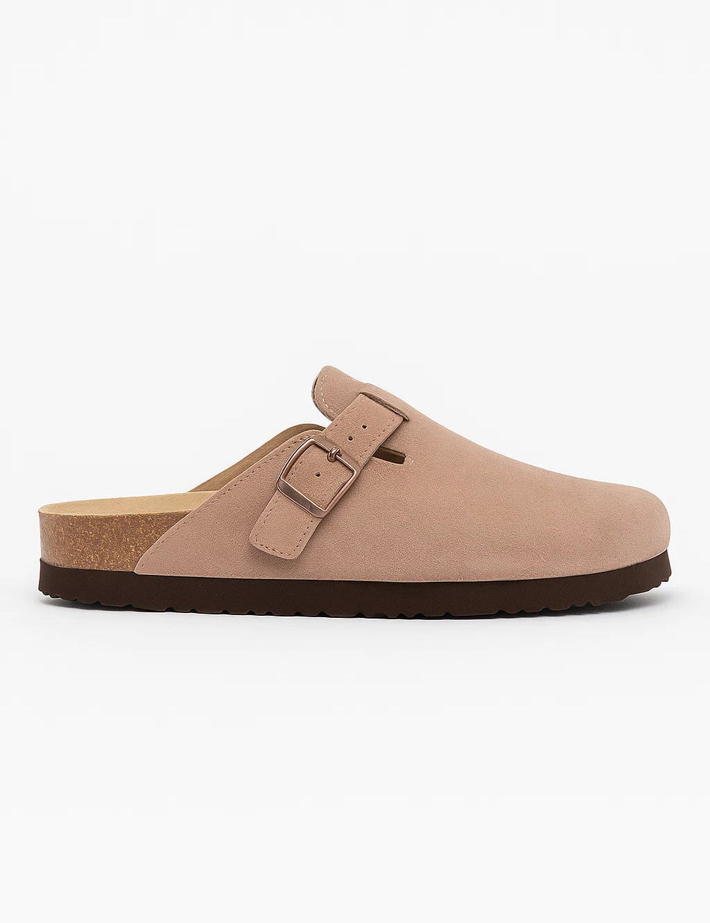 Suede Cork Clogs