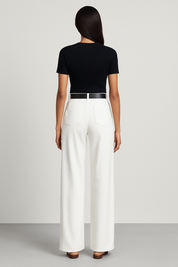 Tailored Wide-Leg Trousers